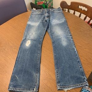 HOLLISTER HUNTINGTON SLIM STRAIGHT MEN'S BUTTON FLY JEANS SIZE 30 X 32